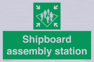 Shipboard assembly station
